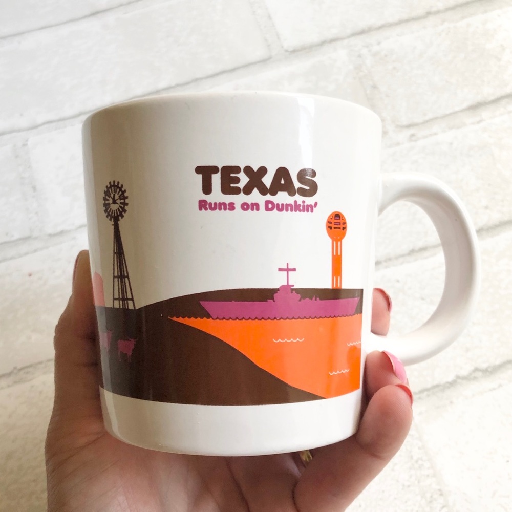 Dunkin' Donuts 2013 Texas State Destination Coffee Mug 16oz Collector